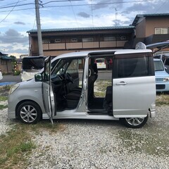 総額15.0万円★車検R6年1月★ナビDVD視聴★Pスラ★スマキーPスタート★スズキ ソリオ X(MA15S)1200cc 14.8万キロ 平成25年式 シルバーの画像