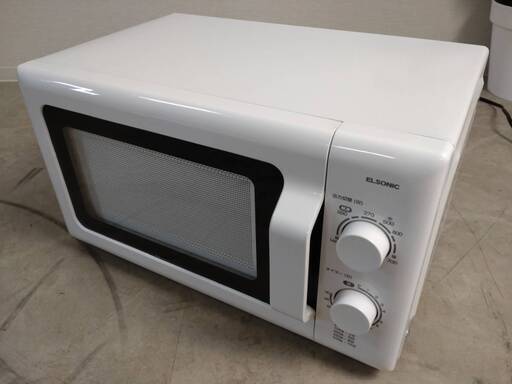 0557-01★ELSONIC(ノジマ) 家庭用電子レンジ 700W 50Hz専用 ECG-MW171-50　※東日本対応商品 2023年製★