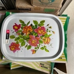 ホクセイ アルミトレー 花柄の画像