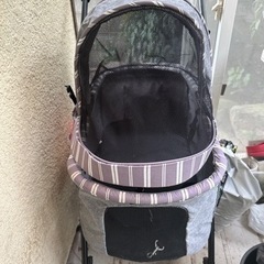 わんわんカート　多頭用　ペットカート　シニア犬ちゃん