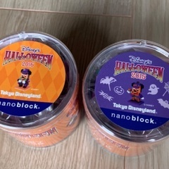 未使用品★TDL ハロウィン ナノブロック ミッキー 2個セットの画像