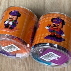 未使用品★TDL ハロウィン ナノブロック ミッキー 2個セットの画像
