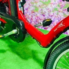 ❶5111子供乗せ電動アシスト自転車ブリヂストン20インチ良好バッテリーの画像