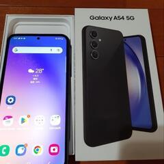 新品未使用　GALAXY A54 黒　SIMフリー　imei制限○