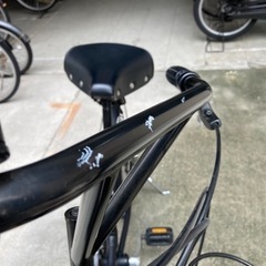 【ライト、カゴ、鍵付きVEGAS ベガス　VEG03T 20インチ　黒 ブリヂストン　自転車の画像