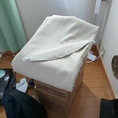カーテン1枚だけ 幅100cm, 丈195cmウィードアイボリー...