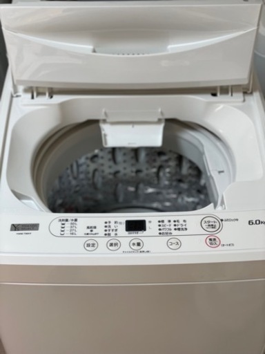 送料・設置込み　洗濯機　6kg ヤマダ　2023年