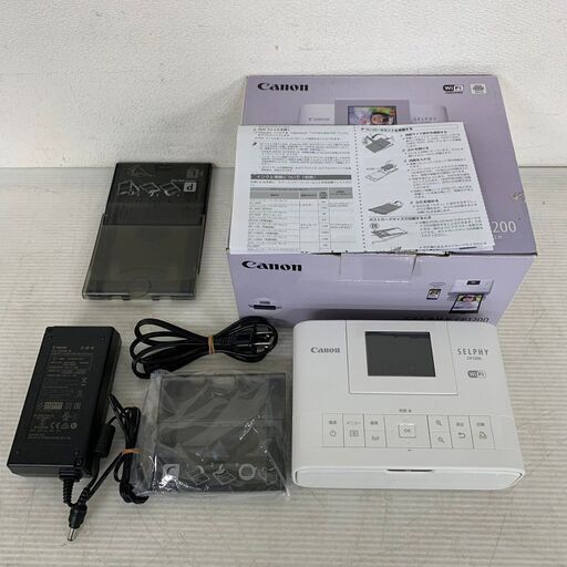 【Canon】 キャノン SELPHY セルフィー ホワイト ミニ コンパクト フォトプリンター CP1200