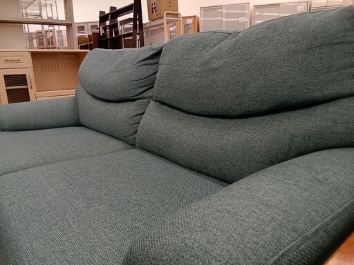 ☆ジモティ割あり☆ ニトリ 2Pソファー グリーン H80×D82×W180