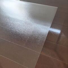 ほぼ未使用 床暖房OK ダイニングマット クリア  180×300cmの画像