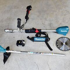 マキタ18ｖ　充電式刈払機　分割式MUR191＋充電池