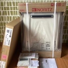 NORITZ ガス風呂給湯器＆リモコン＆配管カバー