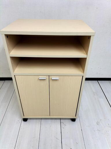 T【コレ見て　家具】　　アスプルンド　レンジ台　キッチンワゴン　木製
