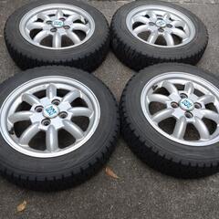 ダイハツ純正ホイール　ダンロップ冬タイヤ　155/65R14 4本セット