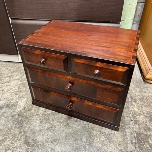 松本民芸家具 木製 ミズメザクラ 無垢 小物箪笥 手元箪笥 小物整理収納