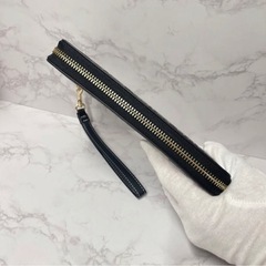 coach  コーチ　長財布　ラウンドファスナー　ブラウンの画像