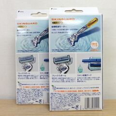 新品 Gillette スキンガード電動 5+1 ホルダー＆替刃6個付×2 お得セット 電動タイプ 剃刀 カミソリ 髭剃り 札幌市 中央区 南12条の画像