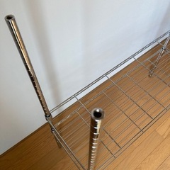 2段スチールラック　幅84cm奥行29cm高さ89cmの画像
