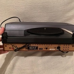 OHM AudioComm ラジオ付レコードプレーヤーの画像