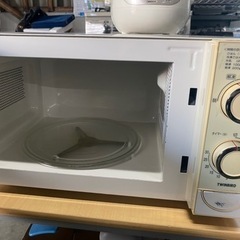 ツインバード　電子レンジ　動作問題なしの画像