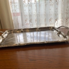 【譲ります】シルバートレイの画像