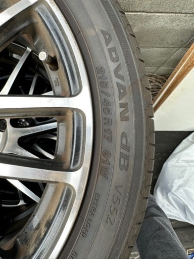 yokohama ADVAN db v552 215/45R17 タイヤホイール4本セット ミニバン等