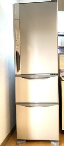 日立 HITACHI ノンフロン冷凍冷蔵庫 R-K320EV 315L 真空チルドルーム付