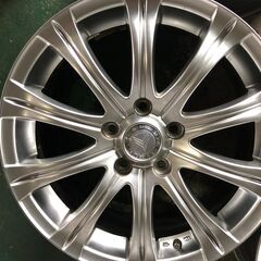 早い者勝ち！中古ﾎｲｰﾙ！VERGER　17インチ　7J+42　5-114.3　4本セット