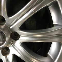 早い者勝ち！中古ﾎｲｰﾙ！VERGER　17インチ　7J+42　5-114.3　4本セット