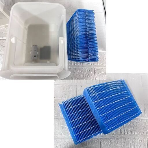 稼働品 シャープ 加熱気化式加湿器 HV-J75-W 2019年製 ホワイト プラズマクラスター7000 木造和室12.5畳 プレハブ