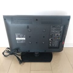 譲ります ジャンク SHARP 液晶テレビ 19型の画像