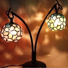 ハンドメイド ステンドグラス ランプ NO.4