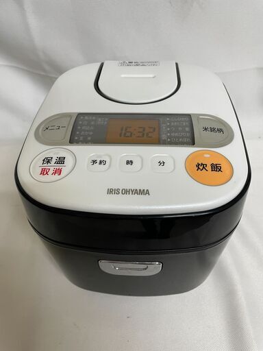 【北見市発】アイリスオーヤマ IRIS OHYAMA マイコン炊飯ジャー RC-MA30-B 2017年製 (E2076wY)