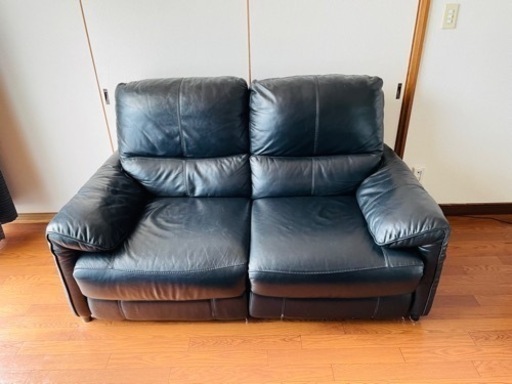 電動リクライニングソファー　2人掛け