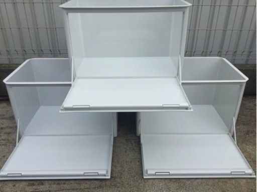 Tupperware マルチオーガナイザー ワイド ドア付きタイプ 3台セット 天