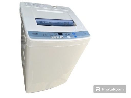 洗濯機　6.0kg AQUA  AQW-S60D(W) 2015年製