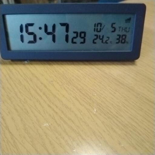 電波時計　無印良品製　中古