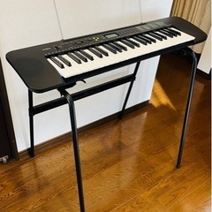 カシオ キーボード CTK-240 ほぼ未使用　スタンド付き　手...