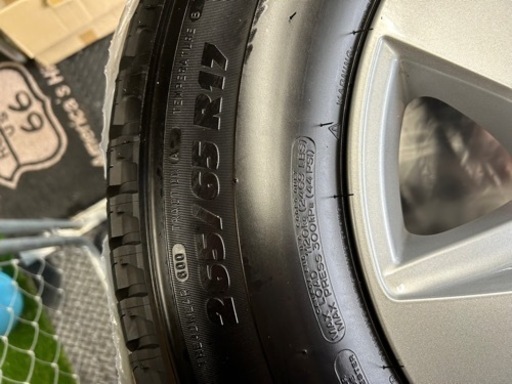プラド新車外し　265/65R17タイヤホイール4本セット