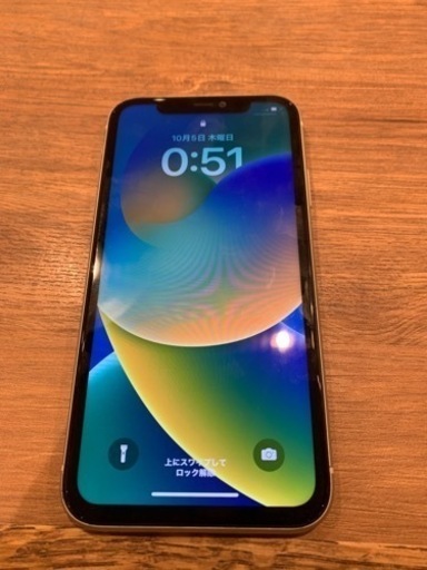 iPhone11 ホワイト 128GB SIMフリー　ジャンク