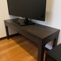 IKEA テレビ台 EKEDALEN エーケダーレン ベンチ ダークブラウン