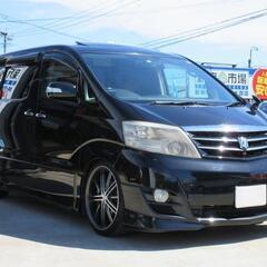 トヨタ　アルファード【自社ローン対応可】【自社ローン対応可】メーカーナビ・Ｆ／Ｂカメラ・ＷＰスラ・サンルーフ・車高調・社外２０ＡＷの画像