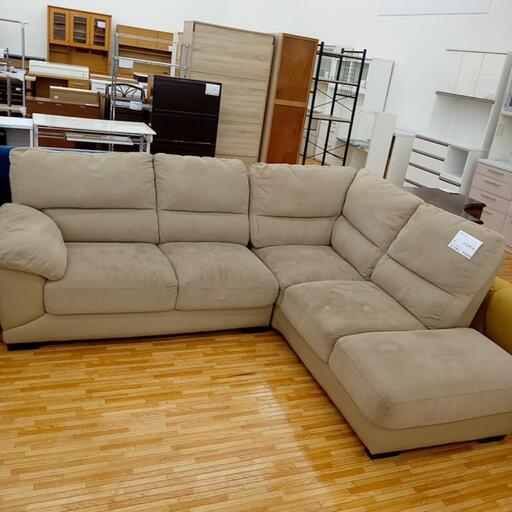 ★ジモティ割あり★ NITORI　ソファー　ベージュ　クリーニング済　YJ760