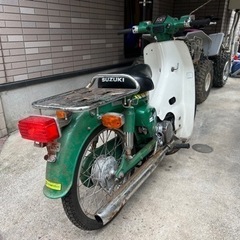 【値下げしました】 スズキ　FR50 6型　行灯バーディー　バッテリー新品の画像