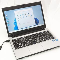 送料無料 即使用可 13.3型 ノートパソコン NEC PC-VK27MCZCK 中古良品 第4世代Core i5 4GB 500GB DVDRW Wi-Fi Bluetooth Windows11 Office
