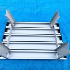 キャンプ用品 キャプテンスタッグ アルミテーブル ソロ用の画像
