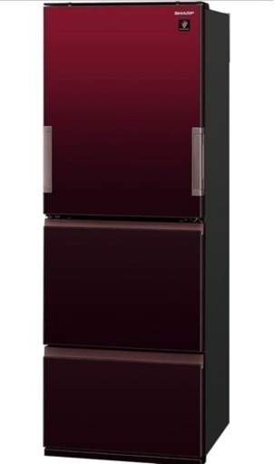 ✨2021年製✨SHARP両開き　3ドア冷蔵庫　350L