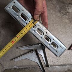 L字アンカー スチール製５本の画像