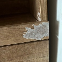 引き取りに来てくれる方、LOWYA キッチン棚　傷ありの画像