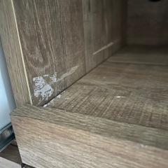 引き取りに来てくれる方、LOWYA キッチン棚　傷ありの画像